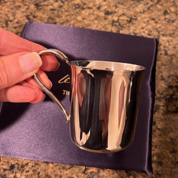 Tiffany & Co Baby Cup, Spoon & Fork Utensils Set Boxed - Picture 3 of 13